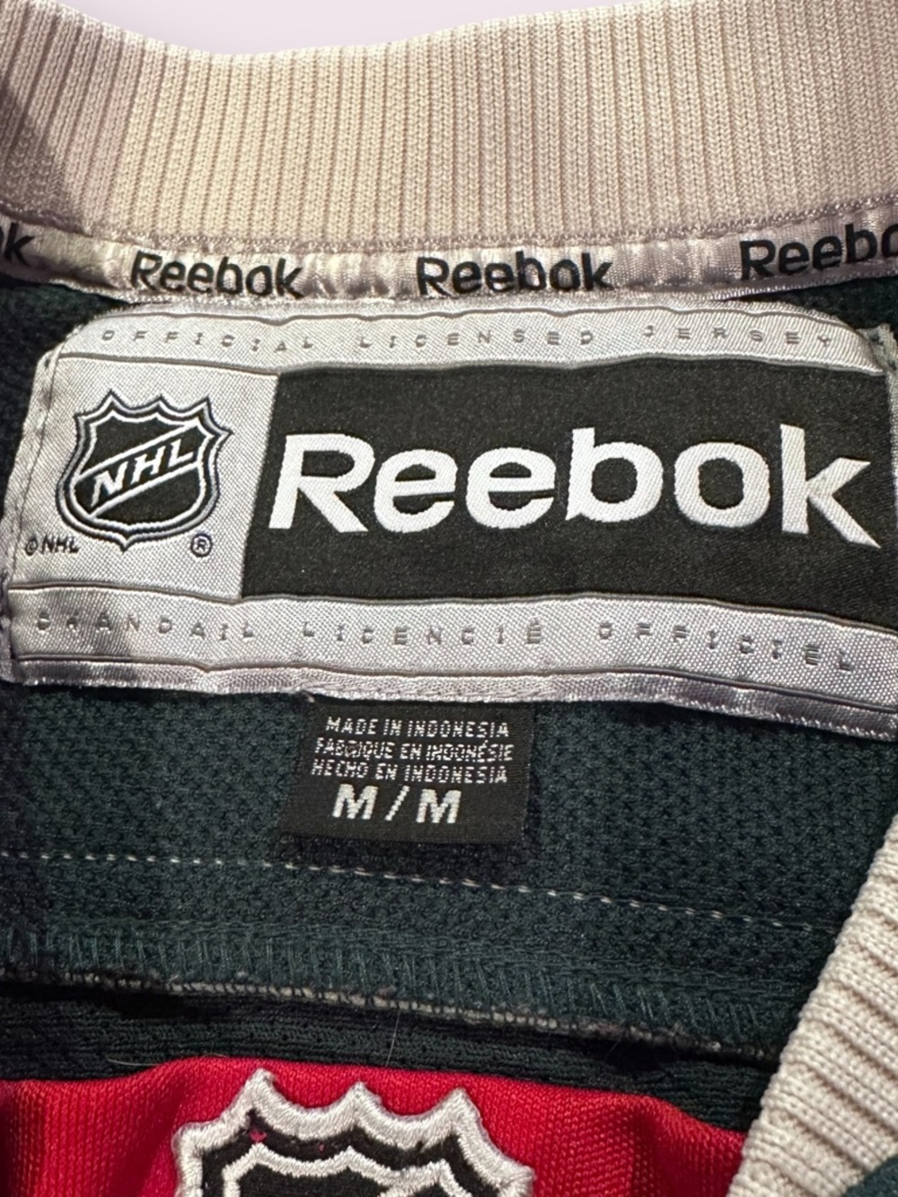 Men's Reebok Minnesota Wild Hockey Jersey 10th Anniversary Staubitz #16 Sz Med - Picture 6 of 11